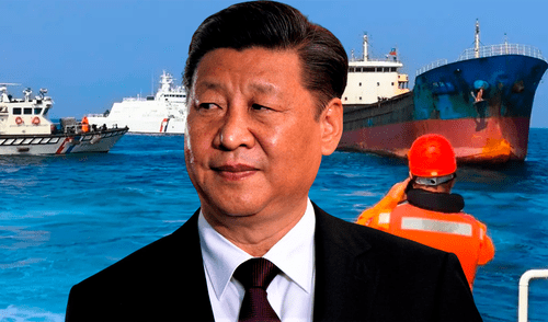 Xi Jinping analiza la opción de aplicar una cuarentena parcial sobre Taiwán, medida que implicaría la ejecución de inspecciones obligatorias a los buques con destino a la isla. Foto: Composición LR. Xi Jinping analiza la opción de aplicar una cuarentena parcial sobre Taiwán, medida que implicaría la ejecución de inspecciones obligatorias a los buques con destino a la isla. Foto: Composición LR.