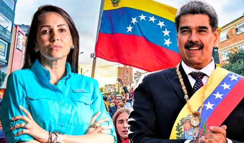 Luisa González afirmó que, en caso de resultar electa presidenta, procederá con la expulsión de ciudadanos venezolanos que se encuentren en situación migratoria irregular. Foto: Composición LR. Luisa González afirmó que, en caso de resultar electa presidenta, procederá con la expulsión de ciudadanos venezolanos que se encuentren en situación migratoria irregular. Foto: Composición LR.