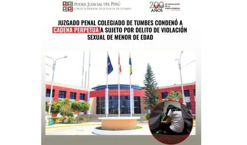Este fallo se enmarca dentro de las acciones del Poder Judicial para proteger a los sectores más vulnerables y combatir la violencia sexual en el país. Este fallo se enmarca dentro de las acciones del Poder Judicial para proteger a los sectores más vulnerables y combatir la violencia sexual en el país.