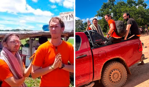 La directora regional de Migración, Andrea Miranda, confirmó que los irlandeses fueron trasladados desde la comunidad Cayubaba a Santa Cruz de la Sierra. Foto: Facebook/RedMedia. La directora regional de Migración, Andrea Miranda, confirmó que los irlandeses fueron trasladados desde la comunidad Cayubaba a Santa Cruz de la Sierra