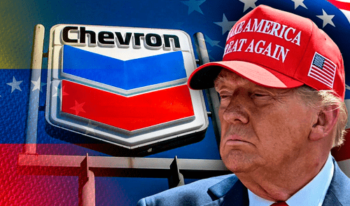 Chevron es la única compañía estadounidense con presencia activa en el sector petrolero venezolano. Foto: Composición LR/AFP/Urgente24 Chevron es la única compañía estadounidense con presencia activa en el sector petrolero venezolano.