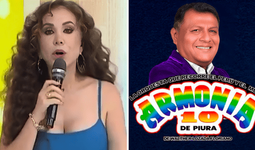 Janet Barboza explicó el conflicto legal entre las dos orquestas. Foto: Composición LR/América Janet Barboza explicó el conflicto legal entre las dos orquestas.