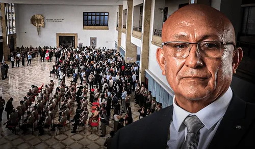 Julio Díaz Zulueta se reunió con la PNP. Foto: composición LR Julio Díaz Zulueta