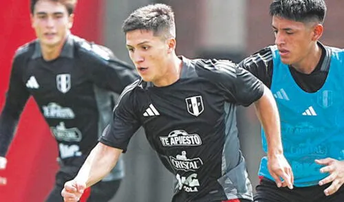 Catriel Cabellos no jugó un solo minuto en esta fecha doble de eliminatorias. Foto: FPF