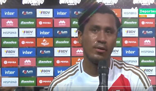 El volante de Perú, Renato Tapia, sobre refirió al polémico arbitraje en el Venezuela vs Perú. Foto: Captura de X