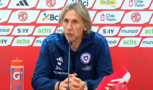 Ricardo Gareca declaró en conferencia de prensa tras el Chile vs Ecuador