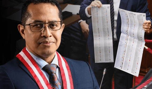 Roberto Burneo del JNE anunció que 41 partidos participarán en las próximas elecciones. Foto: composición LR Roberto Burneo del JNE anunció que 41 partidos participarán en las próximas elecciones.