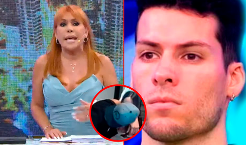 Magaly Medina aseguró que el contenido de Patricio Parodi en Kick es grotesco. Foto: captura/ATV Magaly Medina encara a Patricio Parodi.