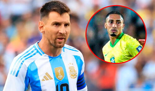 Lionel Messi estuvo expectacte tras la victoria de Argentina sobre Brasil