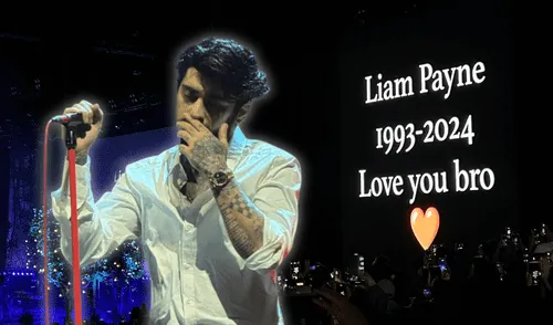 "Canten, México", pidió antes de cantar el tema, evocando recuerdos de su época en la banda.