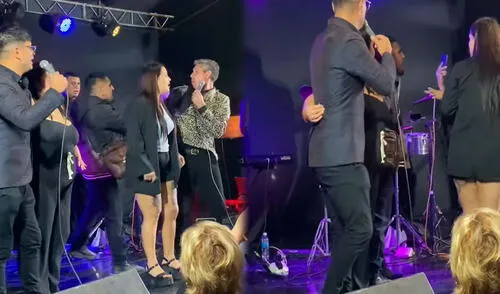 El ataque del hombre tomó por sorpresa al cantante de la agrupación Los Chamos.