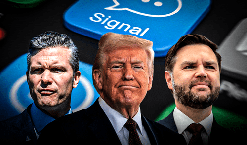 La información filtrada plantea cuestionamientos sobre el manejo de datos sensibles dentro de la administración de Trump. Foto: composición LR La información filtrada plantea cuestionamientos sobre el manejo de datos sensibles dentro de la administración de Trump. Foto: composición LR