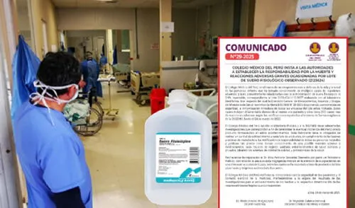Colegio Médico pide determinar responsabilidades por suero en mención. Colegio Médico pide determinar responsabilidades por suero en mención.