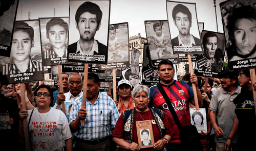 Familiares de víctimas del caso Pativilca piden justicia por los delitos de lesa humanidad en contra de sus parientes. caso Pativilca