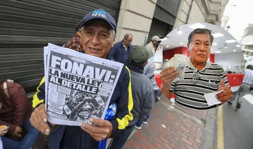 Fonavistas pueden hacer el cobro de sus aportes en el Banco de la Nación. Foto: Composición LR/Andina. Fonavistas pueden hacer el cobro de sus aportes en el Banco de la Nación.