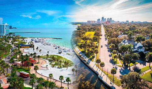Florida se posiciona como destino ideal para la jubilación, destacando cuatro ciudades en el top 10 nacional según Niche.