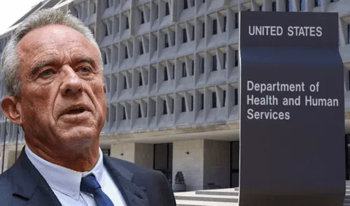 Secretario de Salud de EE. UU., Robert F. Kennedy Jr., anuncia recorte de 10.000 empleos en nueva estrategia gubernamental. Foto: composición LR Secretario de Salud de EE. UU., Robert F. Kennedy Jr., anuncia recorte de 10.000 empleos en nueva estrategia gubernamental.