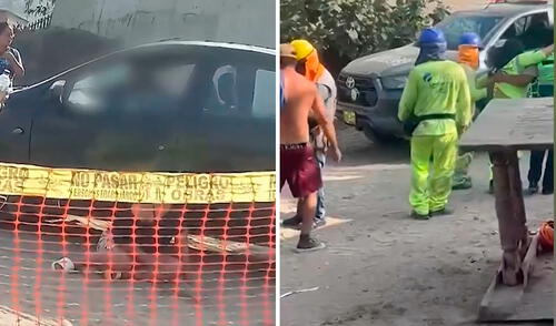 Según la Policía Nacional del Perú (PNP), la víctima era miembro de un sindicato de construcción civil. Foto: composición LR/América TV Padre es asesinado a balazos mientras conducía su auto en Villa María del Triunfo: su hija resultó herida