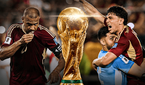 Si las Eliminatorias 2026 terminarán el día de hoy, Venezuela estaría jugando el repechaje mundialista. Foto: composición de Jazmin Ceras/FIFA/AFP/Vinotinto