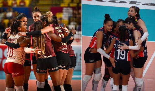 Universitario y Universidad San Martín jugarán por el liderato de la Liga Peruana de Vóley. Foto: composición LR/Universidad de San Martín de Porres Voleibol Club/Universitario Vóley Universitario y Universidad San Martín jugarán por el liderato de la Liga Peruana de Vóley