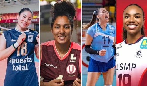 Universitario, Alianza, Regatas y San Martín están en los primeros lugares de la tabla de la liga de vóley