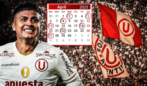 Universitario disputará 7 partidos en solo 26 días durante el mes de abril, entre Copa Libertadores y Liga 1. Foto: composición LR/Gerson Cardoso Universitario disputará 7 partidos en solo 26 días durante el mes de abril, entre Copa Libertadores y Liga 1.