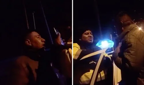 Expolicía fue intervenido en plena vía pública bebiendo licor, en Arequipa.