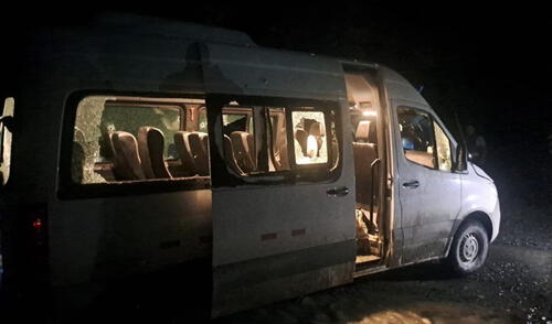 La Gran Alianza’ mostró atacó una minivan en la que murieron dos personas y otras diez resultaron heridas. Foto: LR