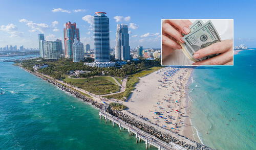 Análisis del salario necesario para vivir cómodamente en Miami en 2025, considerando factores como vivienda, alimentación y servicios, y comparativa con otras ciudades de EE.UU.