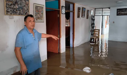 Varias familias resultaron afectadas tras las intensas lluvias. Créditos: Yolanda Goicochea