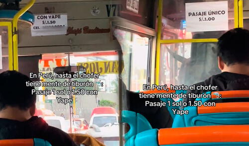 Las imágenes del cobro extra por el Yape generaron varias reacciones de los usuarios en TikTok.