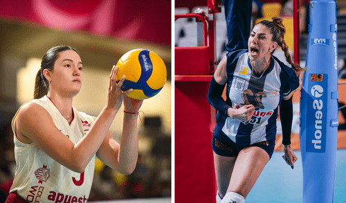 Universitario y Alianza Lima se enfrentan desde las 5.00 p. m. Foto: composición LR/X Universitario vs Alianza Lima se verán las caras por la fecha 6 de la Liga Peruana de Vóley 2025