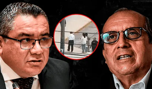 Nicanor Boluarte y Juan José Santiváñez han sido relacionados por el caso 'Waykis en la Sombra'. | Composición: Gerson Cardoso/ LR. Nicanor Boluarte y Juan José Santiváñez han sido relacionados por el caso 'Waykis en la Sombra'.