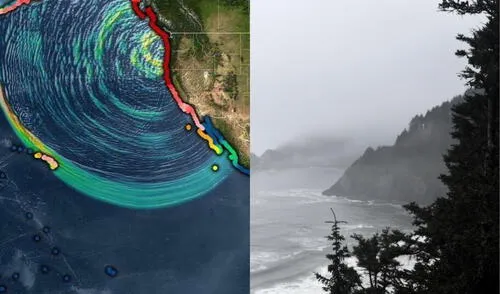 Amenaza a ciudades como Seattle, Portland y Olympia, los expertos advierten que la infraestructura no está preparada para un sismo de gran magnitud en las próximas décadas. Foto: lr composición/USGS/X @AdamasNemesis