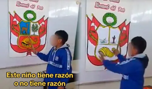 El niño explicó cómo está perdiendo el país sus recursos por corrupción en el Perú.