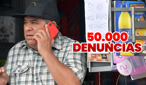 Más de 50.000 denuncias acumuladas en tres años. Foto: composición LR Más de 50.000 denuncias acumuladas en tres años