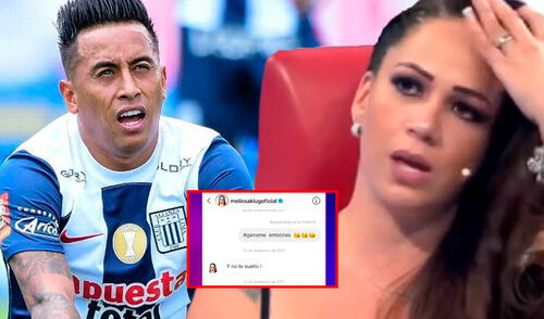Melissa Klug confirmó coqueteos de Christian Cueva.