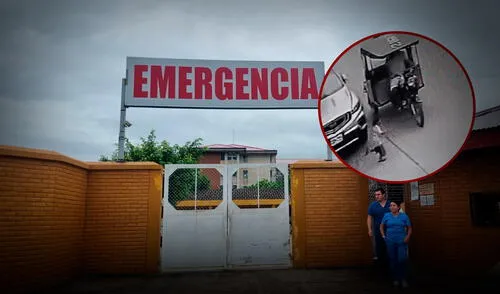 La menor recibió atención médica rápidamente tras el accidente de tránsito. Foto: Composición LR