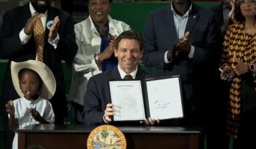 DeSantis implementó un nuevo acuerdo en febrero de 2025 que amplía la colaboración de Florida con las fuerzas del orden federales bajo el programa 287(g). Foto: difusión.
