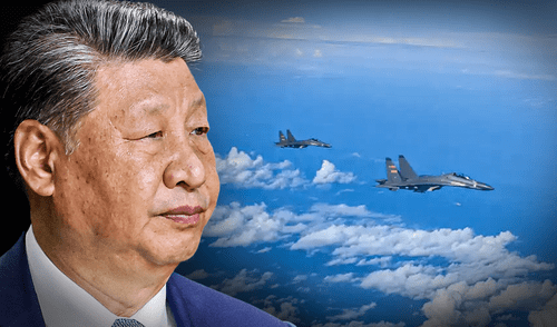 China ha intensificado sus ejercicios militares alrededor de Taiwán. Foto: composición LR / EFE / Xinhua