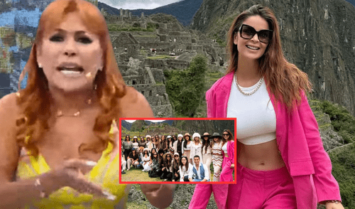 Magaly Medina critica fuertemente a Laura Spoya. Foto: Composición LR/ATV/Instagram Magaly Medina critica fuertemente a Laura Spoya