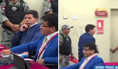 Pedro Castillo se retiró de la sala para acudir al nosocomio. Foto: composición LR Pedro Castillo