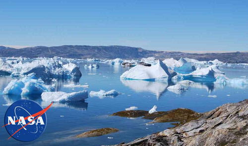 NASA revela descongelamiento del Ártico por medio ambiente. Composición: Lr/CNN NASA revela descongelamiento del Ártico por medio ambiente.