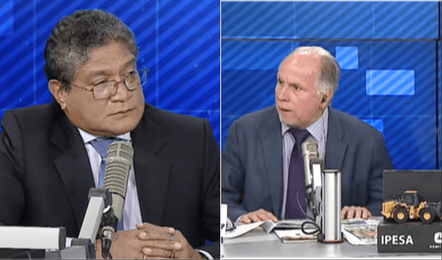 Fernando Carvallo increpó al viceministro de Justicia, Juan Alcántara. Foto: Composición/LR Fernando Carvallo, Juan Alcántara