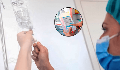 Suero tendría una alta concentración de cloruro de sodio. Créditos: composición LR.