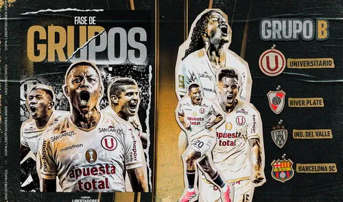 Universitario debutará en Copa Libertadores ante River Plate. Foto: Universitario. Grupo y tabla de posiciones de Universitario en la Copa Libertadores 2025