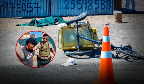 El conductor intentó darse a la fuga, pero fue intervenido por las autoridades. Foto: Composición LR El conductor intentó darse a la fuga, pero fue intervenido por las autoridades. Foto: Composición LR