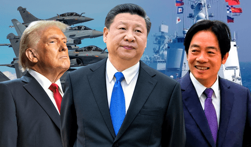 China realizó nuevos ejercicios de “bloqueo” y “asedio” contra “objetivos marítimos”, con el fin de “poner a prueba” a sus tropas, según precisó la UE. Foto: Composición LR.