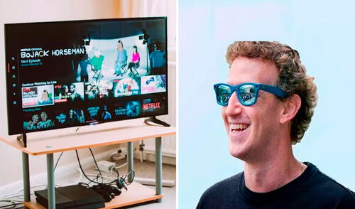 Para Mark Zuckerberg, las gafas inteligentes reemplazarían a los televisores tradicionales. Foto: El Universal / Genbeta Para Mark Zuckerberg, las gafas inteligentes reemplazarían a los televisores tradicionales. Foto: El Universal / Genbeta