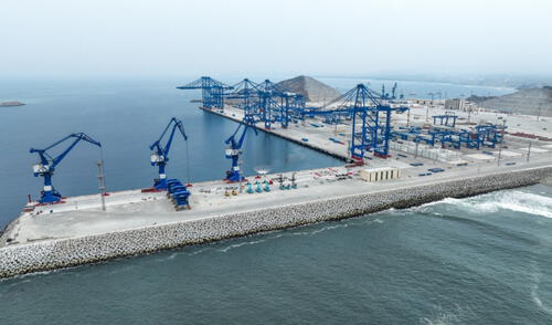 Pese a las observaciones del Ejecutivo, el Congreso hizo oficial la creación del Fondo Social para el desarrollo de Chancay. Foto: La República Megapuerto de Chancay